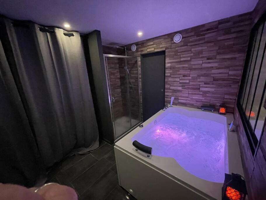 Charmante résidence de tourisme avec Jacuzzi Crecy-la-Chapelle Esterno foto